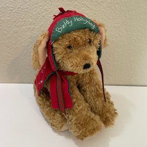 Vintage Hallmark Buddy Hollyday Plush Puppy Dog